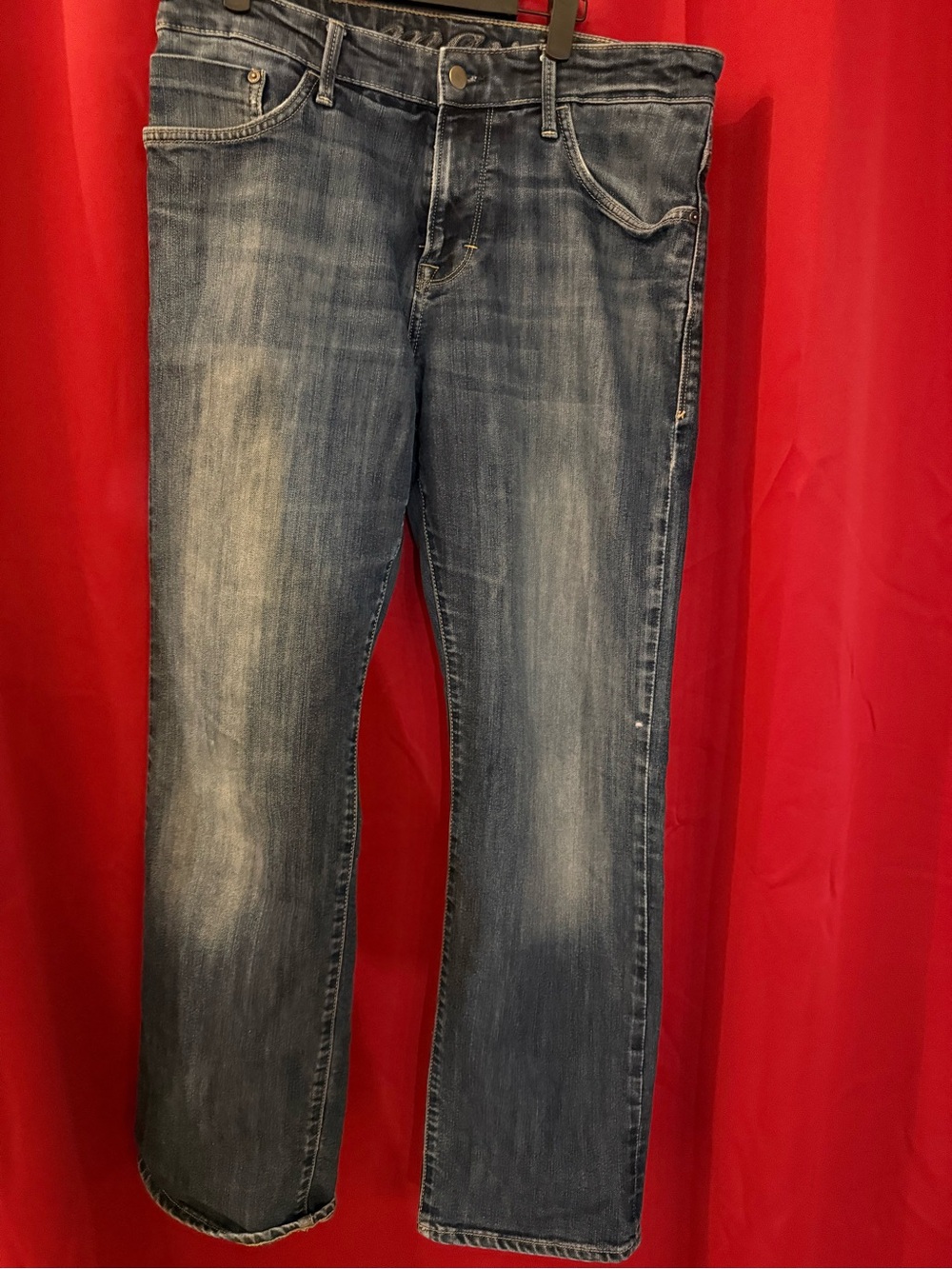 Mavi Men's Bootcut Jeans in Washed Blue